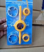 6-piece manual PVC pipe threader tool set.
