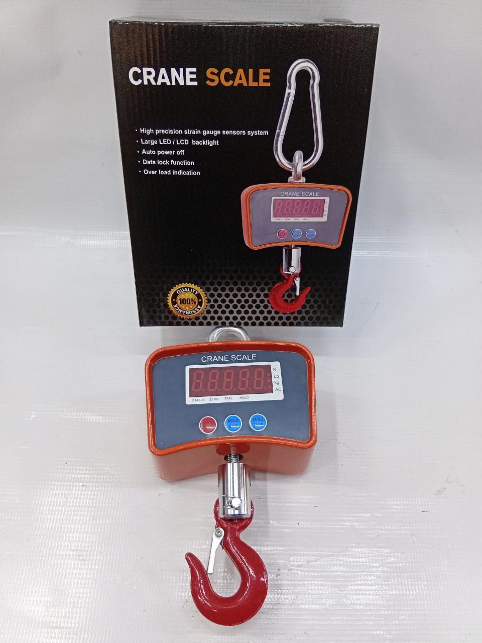 622577bb-546e-4af9-8aad-571629d9b9c7 Digital crane scale 500KG - Image 1