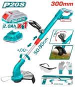 Total Cordless grass trimmer 300mm 20V - Image 3