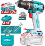 Total Brushless cordless impact drill 86Nm 20V
