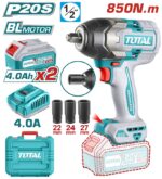 Total Cordless impact wrench 850Nm 20V - Image 3