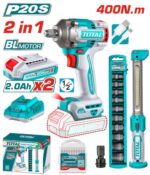 Total Cordless 2 pcs combo kit 400Nm - Image 3