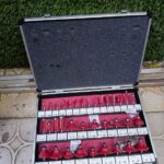 35-piece red router bit set 8mm